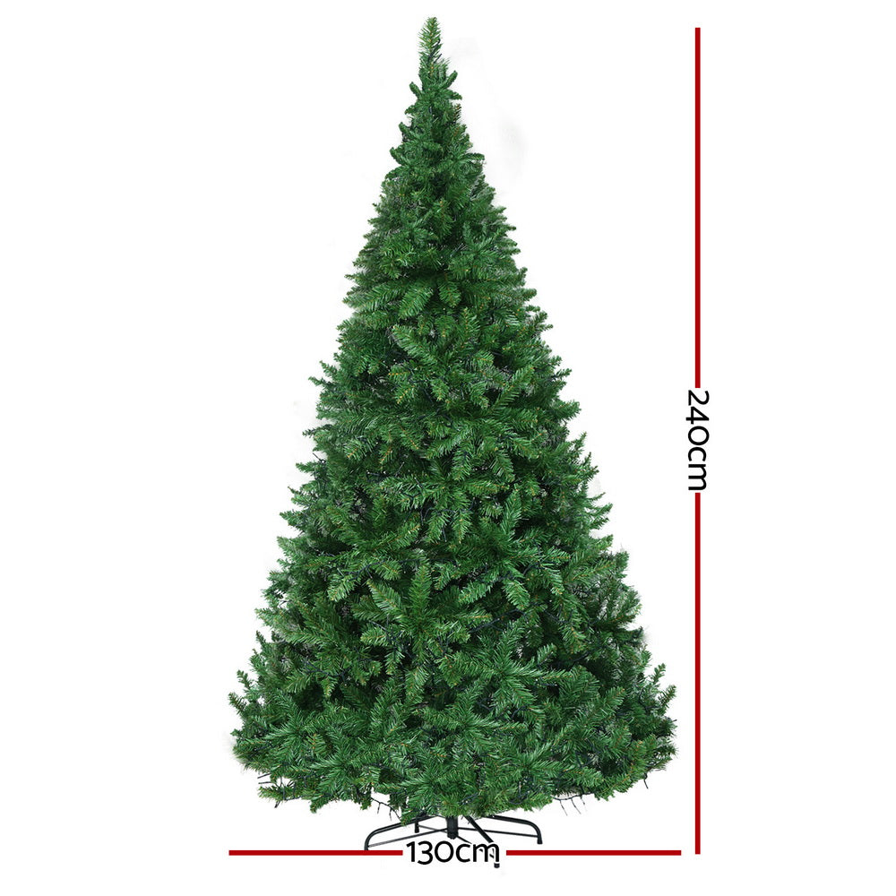 Jingle Jollys Christmas Tree 2.4m Xmas Tree Decorations 1488